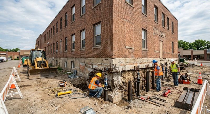 Commercial Foundation Repair in Dekalb County, GA