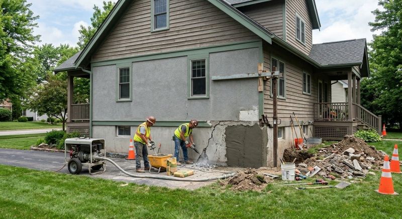 Concrete Foundation Repair in Marietta, GA