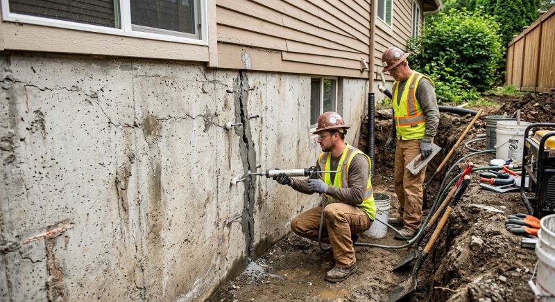 Cracked Foundation Repair in Alpharetta, GA