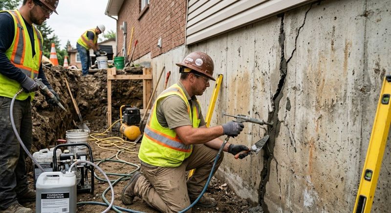 Cracked Foundation Repair in Decatur, GA