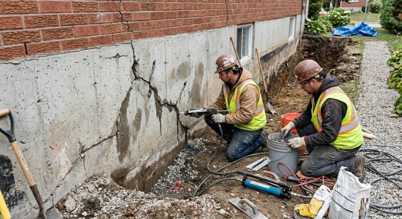 Cracked Foundation Repair in Mableton, GA