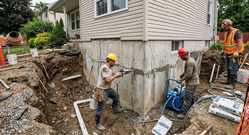 Cracked Foundation Repair in Walton County, GA