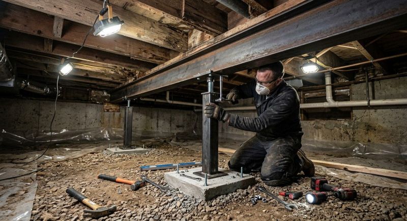 Crawlspace Structural Repair in Dekalb County, GA