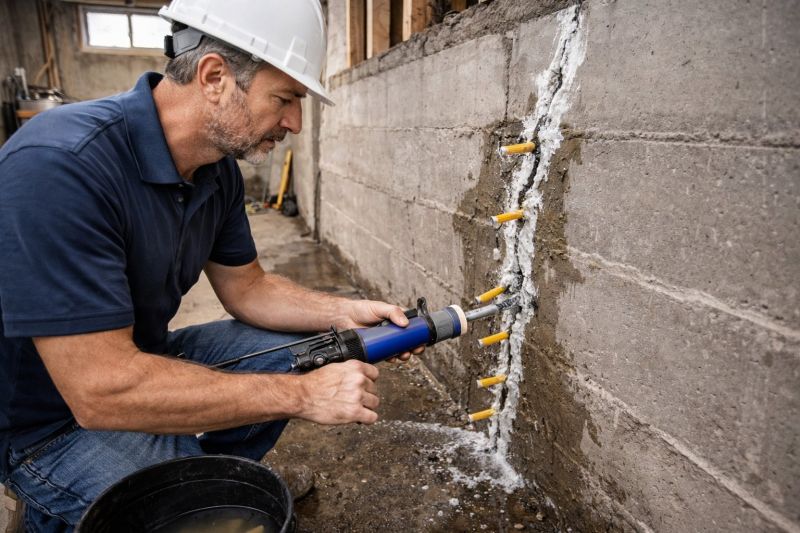 Foundation Crack Sealing in Dekalb County, GA