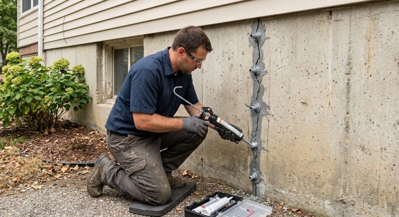 Foundation Crack Sealing in Dekalb County, GA