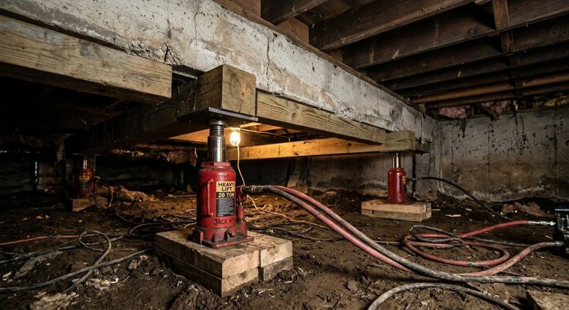 Foundation Jacking in Decatur, GA
