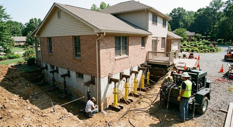 Foundation Jacking in Oxford, GA