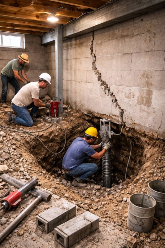 Foundation Structural Repair in Norcross, GA