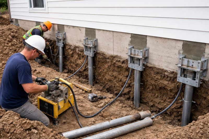 Helical Piers Installation in Dekalb County, GA