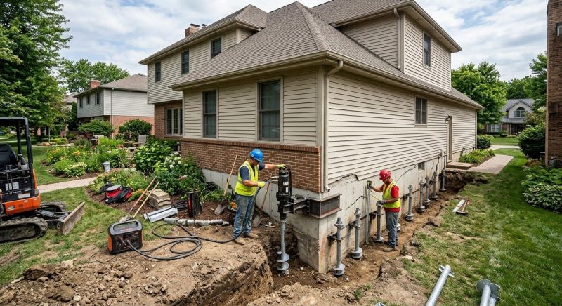 Helical Piers Installation in Dekalb County, GA