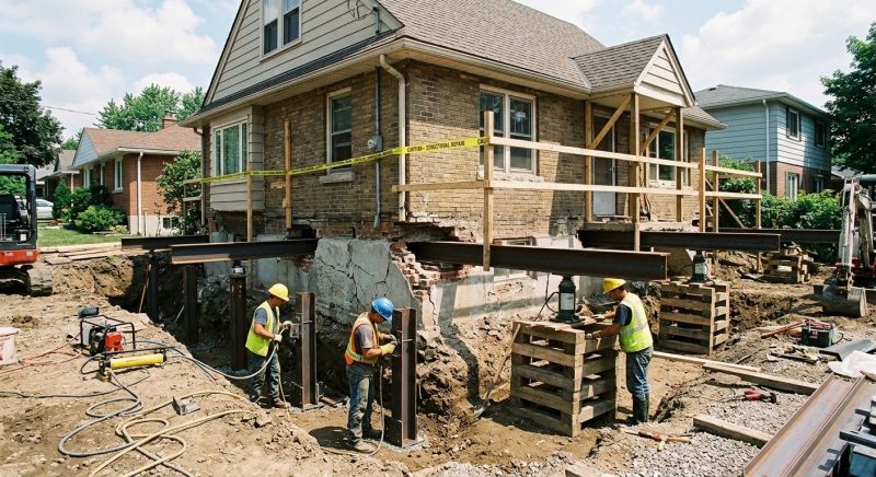 House Foundation Repair in Alpharetta, GA