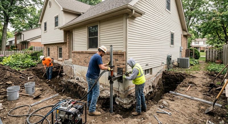 House Foundation Repair in Suwanee, GA