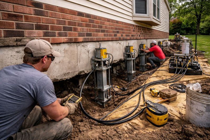 Settling Foundation Service in Marietta, GA