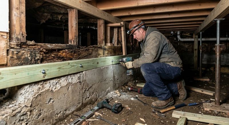 Sinking Foundation Repair in Decatur, GA