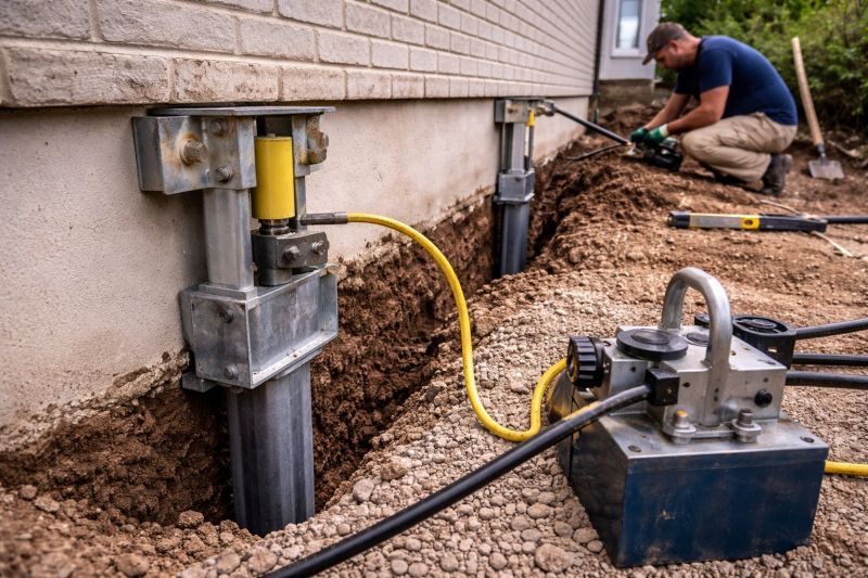 Sinking Foundation Repair in Fulton County, GA