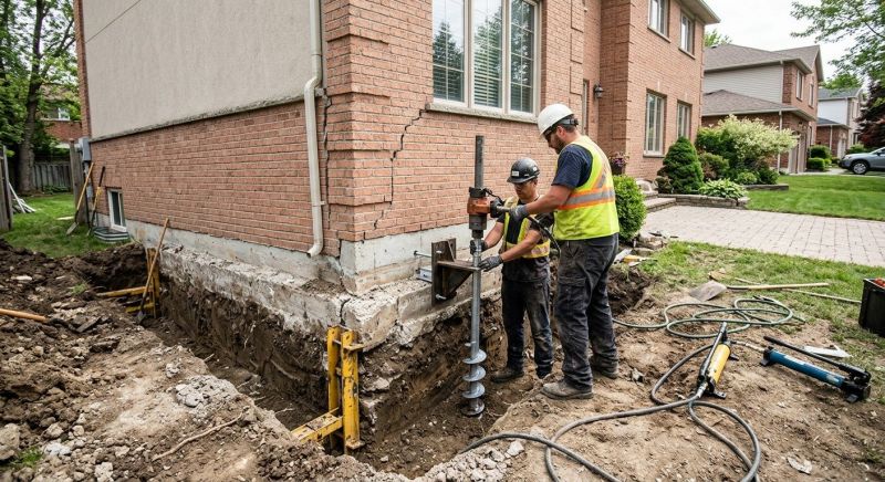 Sinking Foundation Repair in Lilburn, GA