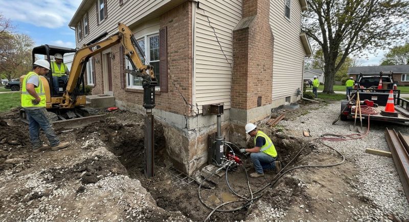 Sinking Foundation Repair in Walton County, GA